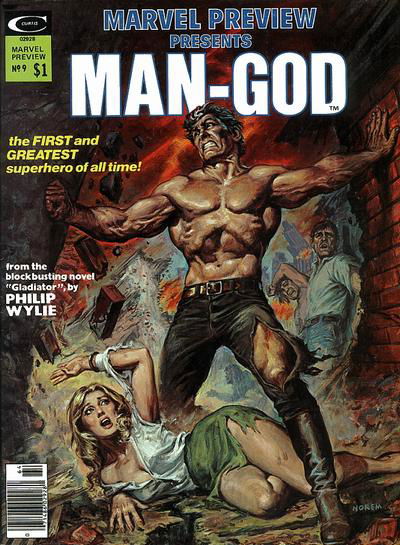 Marvel Preview (Marvel, 1975 series) #9 — Marvel Preview Presents Man-God Winter 1976