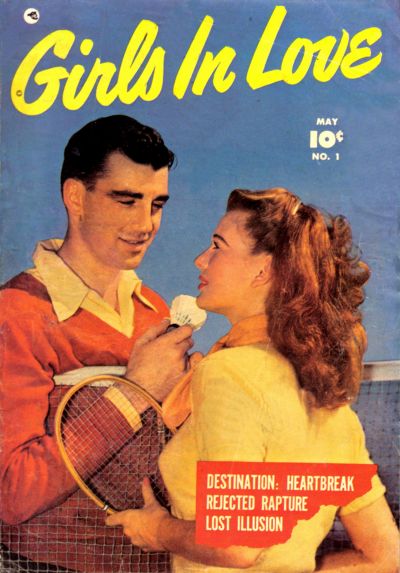 Girls in Love (Fawcett, 1950? series) #1 (May 1950)