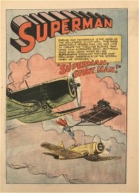 Superman All Color Comics (Colour Comics, 1948 series) #15 — Superman, Stunt Man! (page 1)