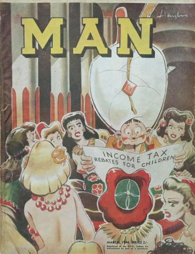 Man [Man Magazine] (KG Murray, 1936? series) v19#3 [March 1946?]