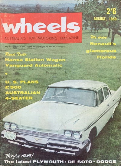 Wheels (Periodical Publications, 1957 series) v12#3 (August 1959)