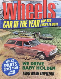 Wheels (KG Murray, 1973 series)  v42#2 (January 1975)