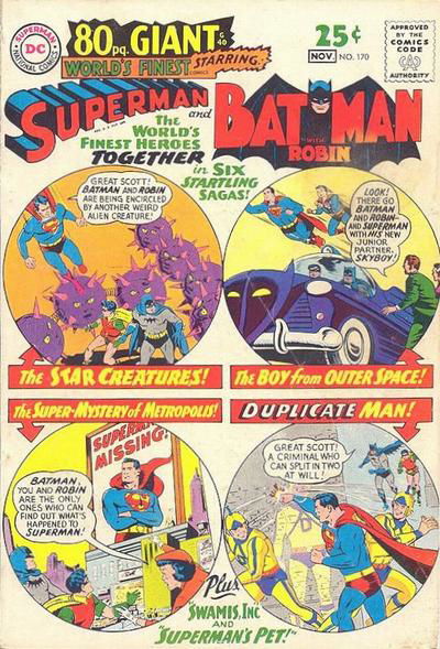 World's Finest Comics (DC, 1941 series) #170 October 1967