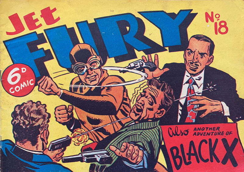 Jet Fury (Pyramid, 1951 series) #18 ([June 1951?])