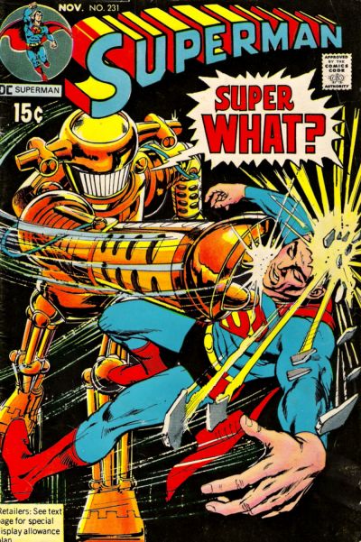 Superman (DC, 1939 series) #231 (November 1970)