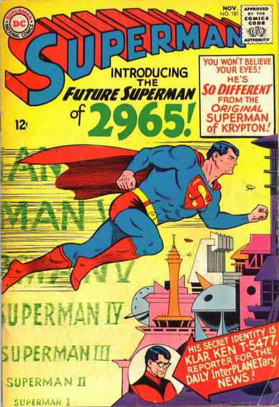 Superman (DC, 1939 series) #181 November 1965