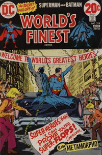 World's Finest Comics (DC, 1941 series) #218 July-August 1973