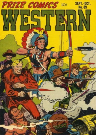 Prize Comics Western (Prize, 1948 series) v10#4 (89) (September-October 1951)