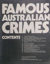 Famous Australian Crimes (Murray, 1980?)  — Famous Australian Crimes Contents (page 1)