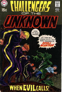 Challengers of the Unknown (DC, 1958 series)  #71 (December 1969-January 1970)
