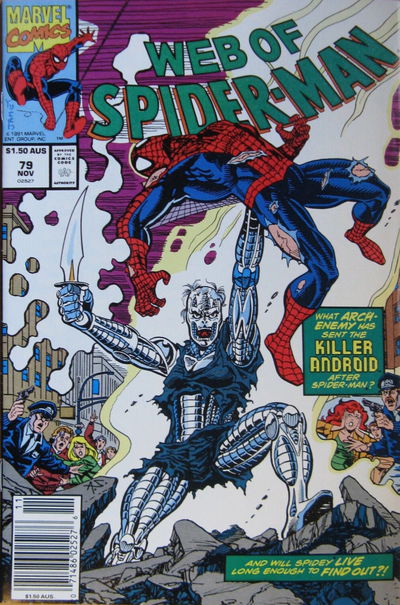 Web of Spider-Man (Marvel, 1992? series) #79 November 1991