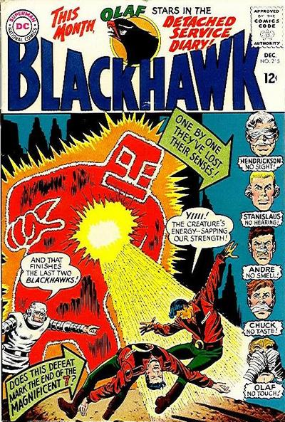 Blackhawk (DC, 1957 series) #215 (December 1965)