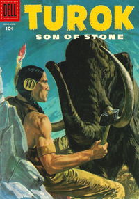 Turok, Son of Stone (Dell, 1956 series) #4 June-August 1956