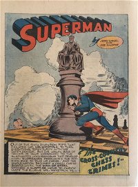 Superman All Color Comic (KG Murray, 1948 series) #9 — The Cross-Country Chess Crimes! (page 1)