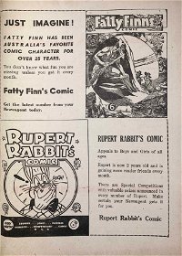 Tex Morton's Wild West Comics (Allied, 1947 series) v1#2 — Just Imagine [Fatty Finn's Comic; Rupert Rabbit's Comic] (page 1)