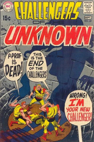 Challengers of the Unknown (DC, 1958 series) #69 August-September 1969