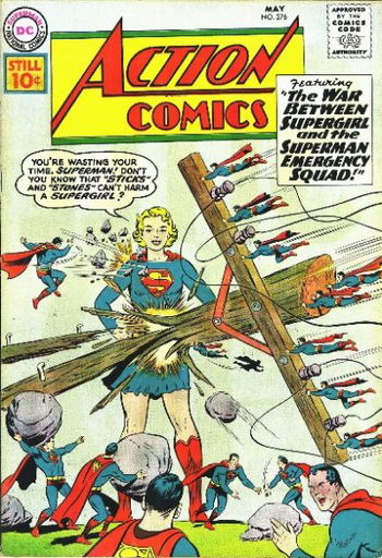 The War Between Supergirl and the Superman Emergency Squad!