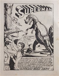 Superman (Colour Comics, 1950 series) #64 — Caveman Clark Kent! (page 1)