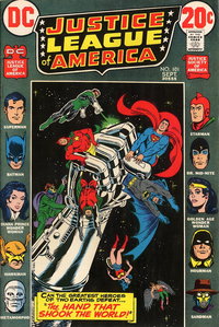 Justice League of America (DC, 1960 series)  #101 (September 1972) — The Hand That Shook the World!