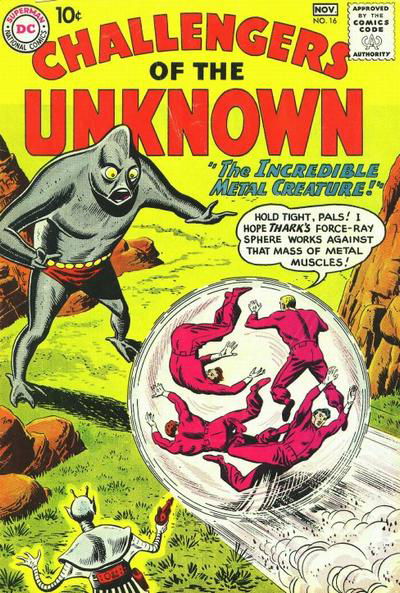 Challengers of the Unknown (DC, 1958 series) #16 November 1960