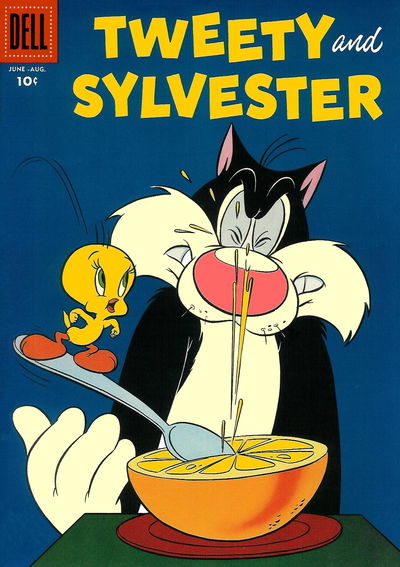 Tweety and Sylvester (Dell, 1954 series) #13 June-August 1956