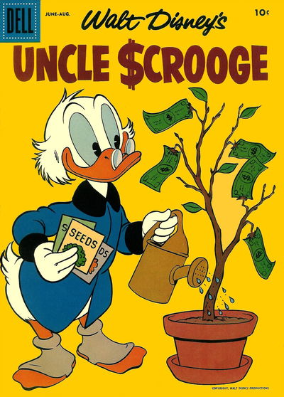 Walt Disney's Uncle Scrooge (Dell, 1953? series) #18 June-August 1957