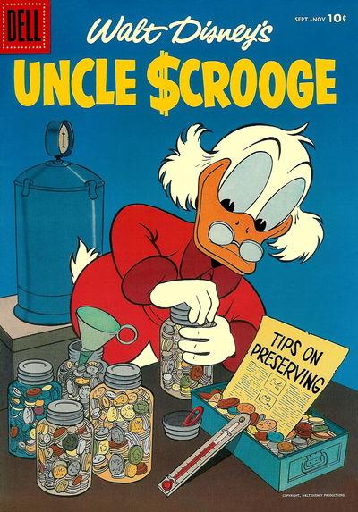 Walt Disney's Uncle Scrooge (Dell, 1953? series) #15 September-November 1956