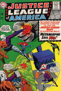 Justice League of America (DC, 1960 series)  #42 (February 1966) — Metamorpho Says No!