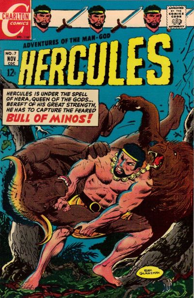 Hercules (Charlton, 1967 series) #7 (November 1968)