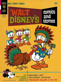 Walt Disney's Comics and Stories (Western, 1962 series)  v26#3 (303) (December 1965) — Untitled [Indian Donald with Turkey]