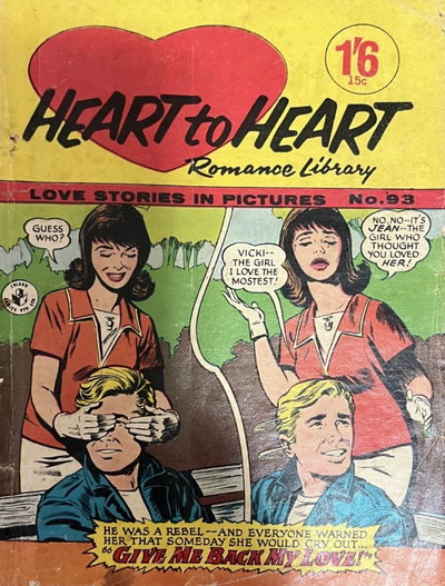 Heart to Heart Romance Library  #93 ([February 1966?])