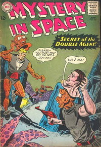 Mystery in Space (DC, 1951 series)  #100 (June 1965) — Secret of the Double Agent!