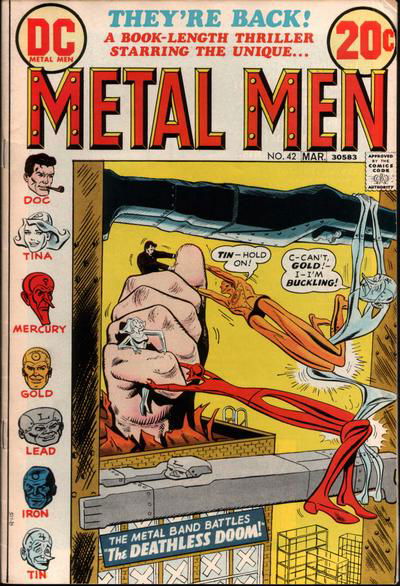 Metal Men (DC, 1963 series) #42 (February-March 1973)