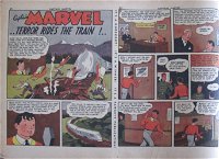 Captain Marvel Adventures (Vee, 1946? series) #17 — ..Terror Rides the Train!.. (page 1)
