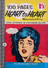 Heart to Heart Romance Library (Colour Comics, 1958 series) #83 [April 1965?]