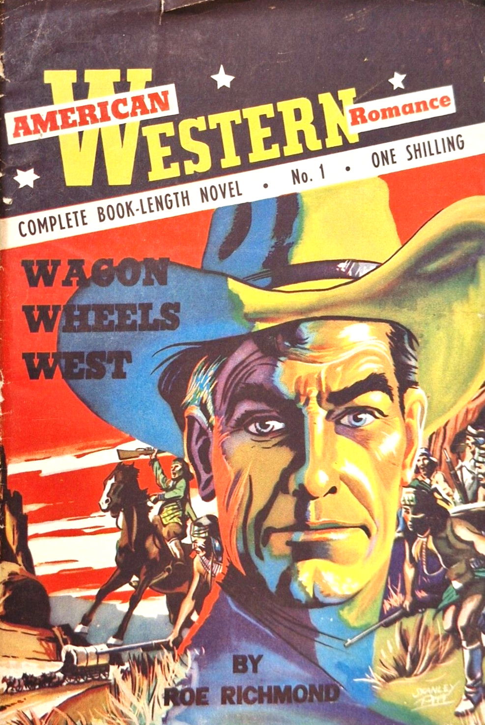 American Western Romance (Malian, 1953? series) #1 — Wagon Wheels West ([February 1953?])
