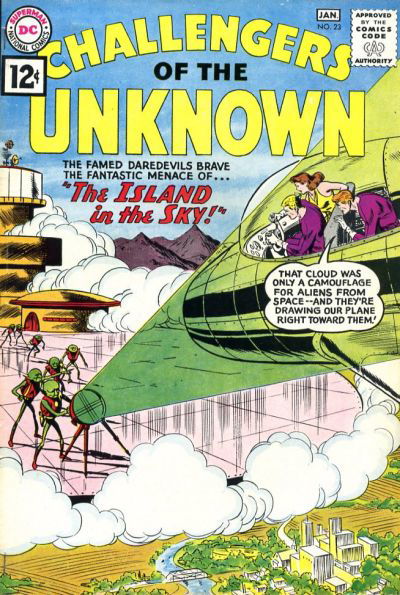 Challengers of the Unknown (DC, 1958 series) #23 December 1961-January 1962