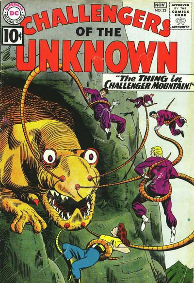 Challengers of the Unknown (DC, 1958 series) #22 October-November 1961