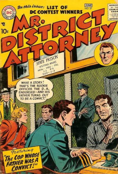 Mr. District Attorney (DC, 1948 series) #57 May-June 1957