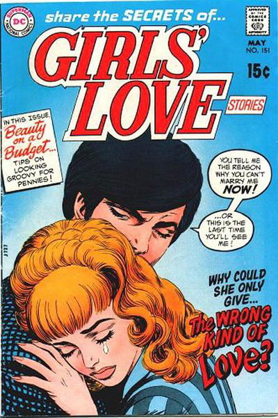 Girls' Love Stories (DC, 1949 series) #151 May 1970