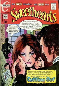 Sweethearts (Charlton, 1954 series)  #124 (April 1972) — Cutting Out