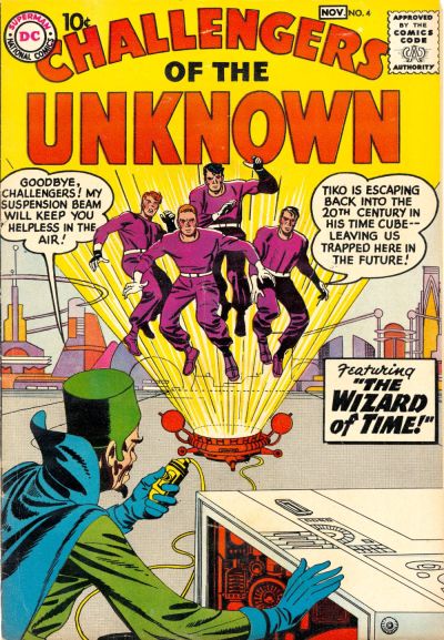 Challengers of the Unknown (DC, 1958 series) #4 (October-November 1958)