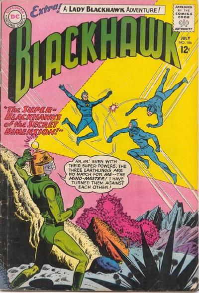 Blackhawk (DC, 1957 series) #186 July 1963