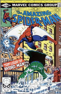 The Amazing Spider-Man (Marvel, 1963 series)  #212 (January 1981) — Spidey Faces the Wet Threat of Hydro-Man!
