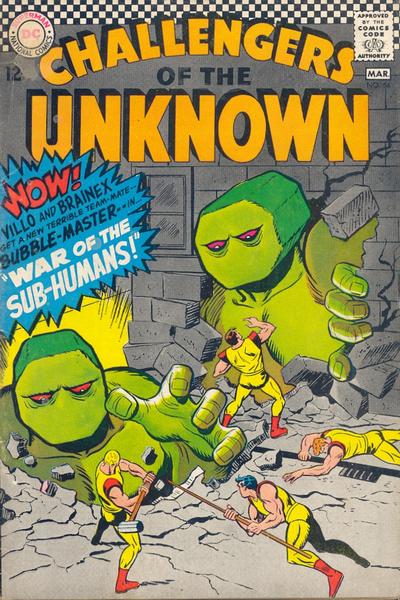 Challengers of the Unknown (DC, 1958 series) #54 (February-March 1967)