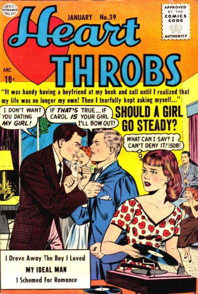 Heart Throbs (Quality, 1949 series) #39 (January 1956)