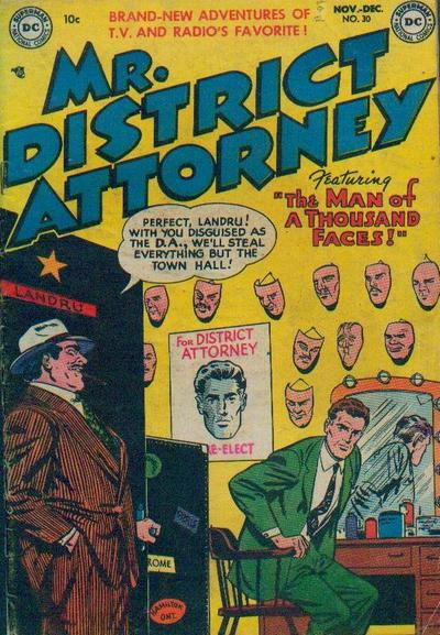 Mr. District Attorney (DC, 1948 series) #30 (November-December 1952)