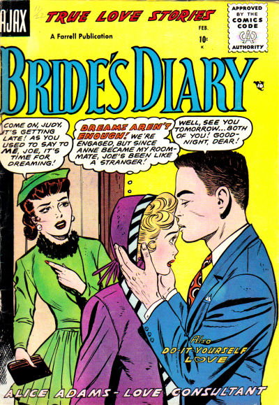 Bride's Diary  #8 (February 1956)