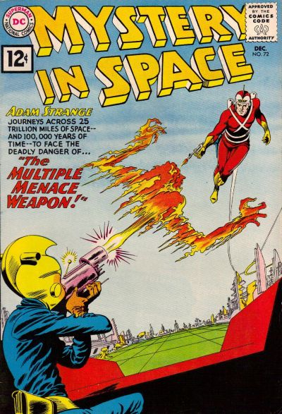Mystery in Space (DC, 1951 series) #72 (December 1961)