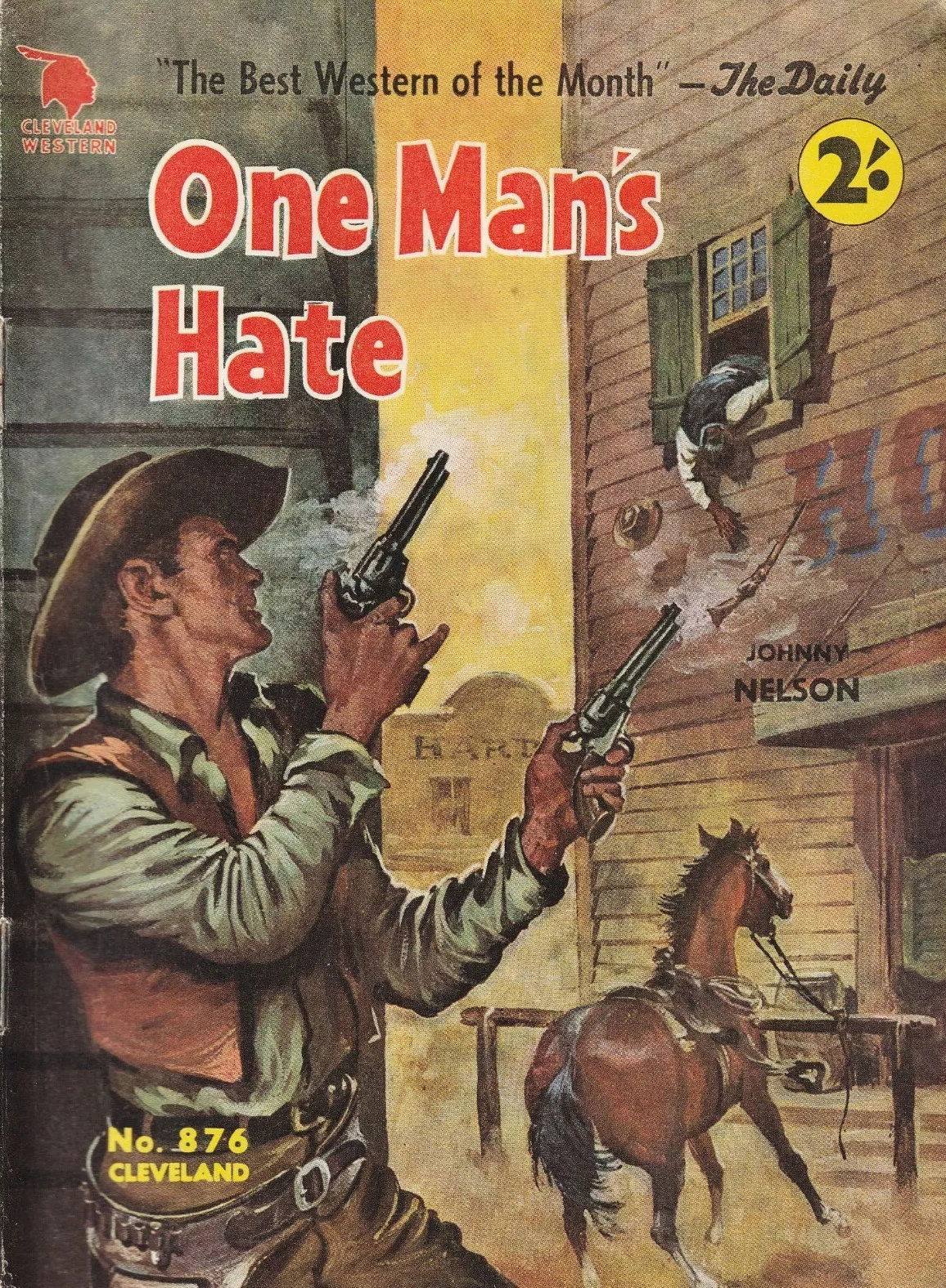Cleveland Western (Cleveland, 1953? series) #876 — One Man's Hate ([1962?])